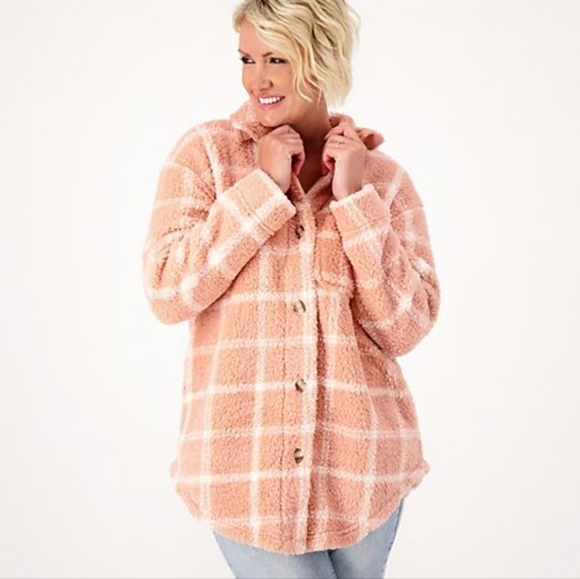 Koolaburra Jackets & Blazers - Koolaburra by Ugg Brushed Back Sherpa Cozy Jacket